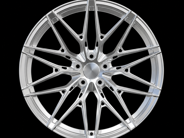 Forged wheel, face on